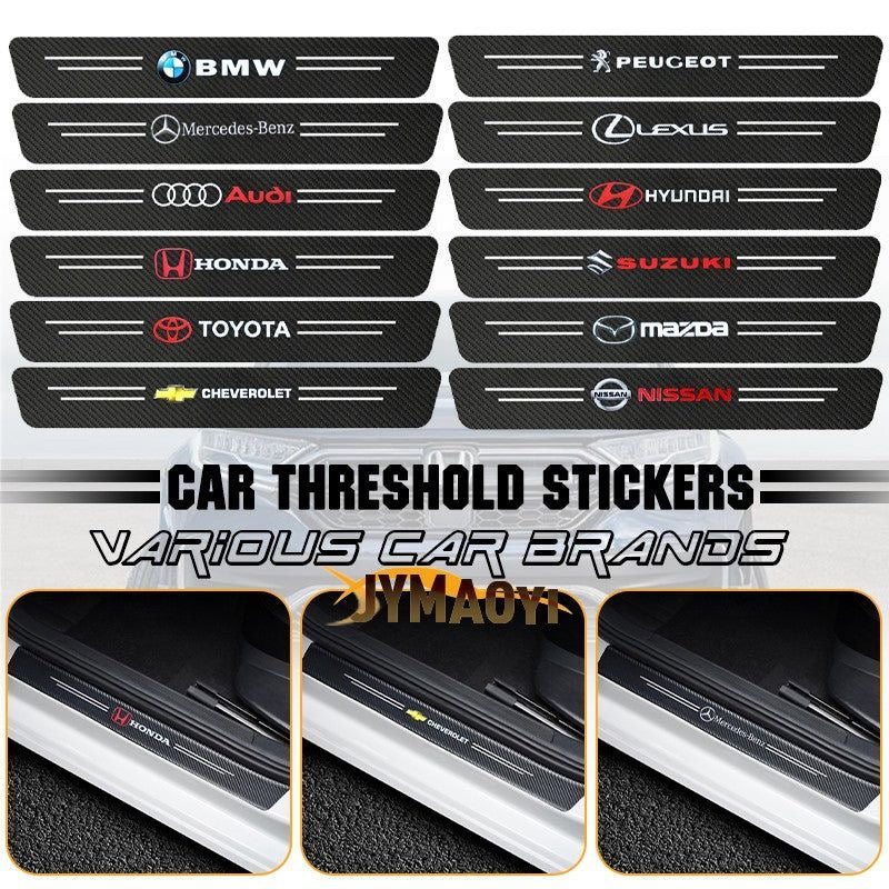 4pcs Car Door Logo Stickers