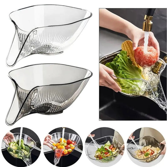 Multifunctional Vegetable & Fruit Washing Basket Bowl