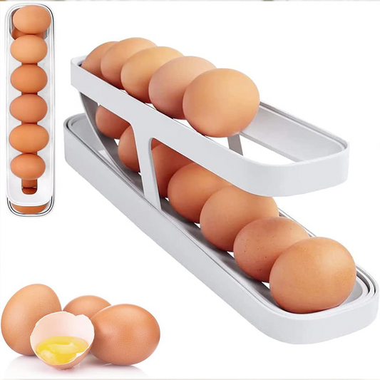 Egg Dispenser Organizer For Refrigerator