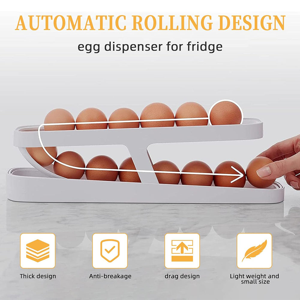 Egg Dispenser Organizer For Refrigerator